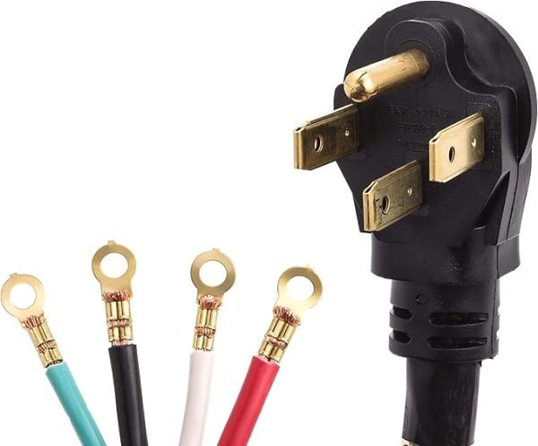 5304490724-OEM-6FT 50 AMP 4 WIRE Range Cord