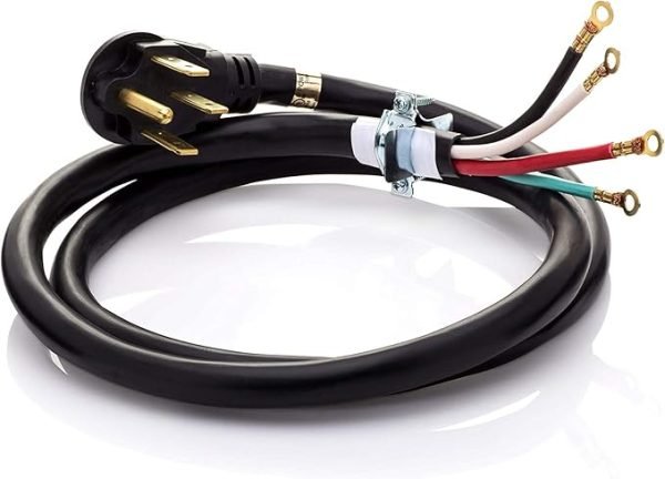 5304490724-OEM-6FT 50 AMP 4 WIRE Range Cord
