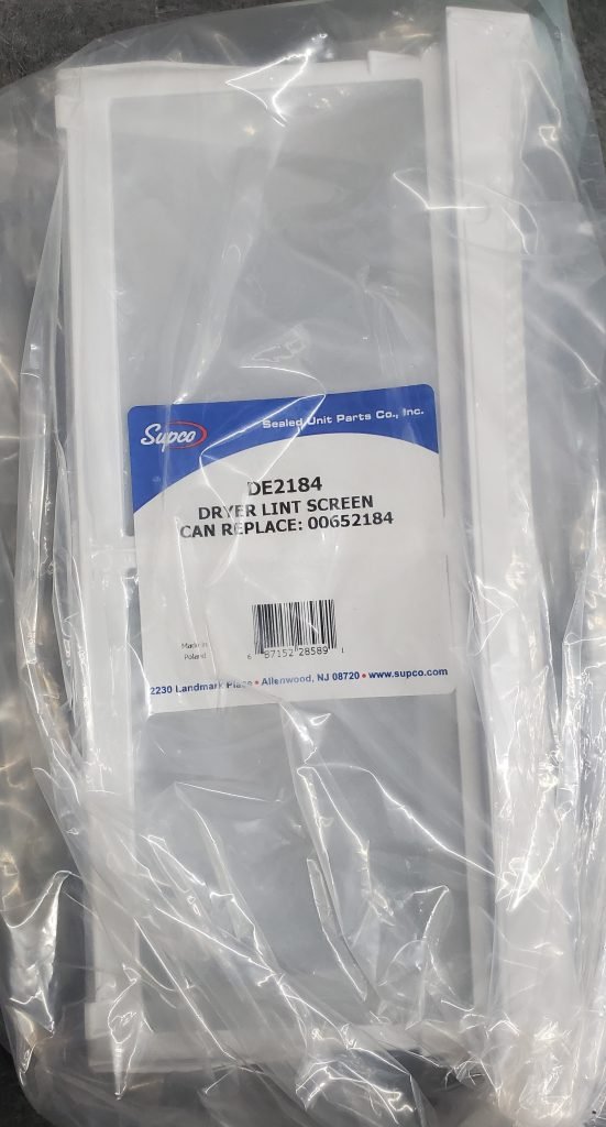 DE2184--Dryer Lint Screen 00652184