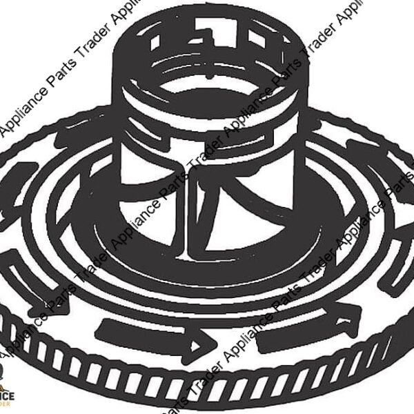 5304517893-OEM-LOCK NUT,SPRAY ARM ,MIDDLE