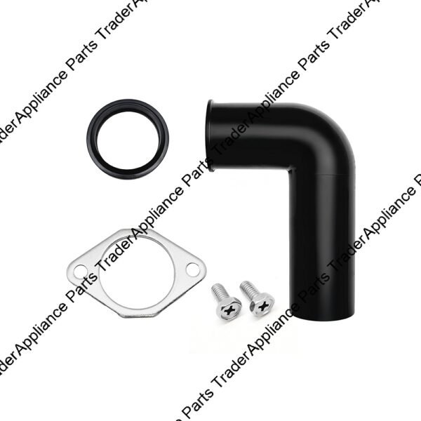 1007800--JA-Garbage Disposal Drain Elbow Replacement Kit - Includes 1.5" Elbow, Flange, Gasket, and Two Screws