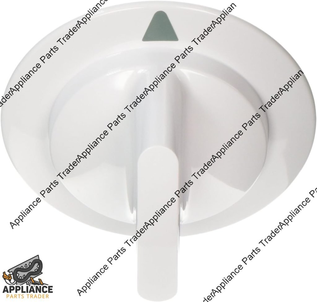 WE1M652-OEM-Timer Control Knob – (White, D-Shaped Shaft)