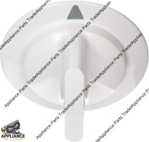 WE1M652-OEM-Timer Control Knob – (White, D-Shaped Shaft)
