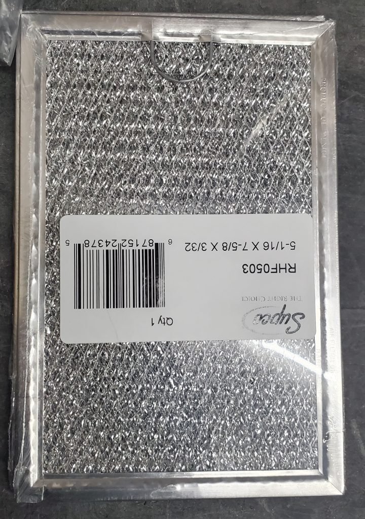 RHF0503--RANGE HOOD FILTER 5230W1A012B-WB06X10608